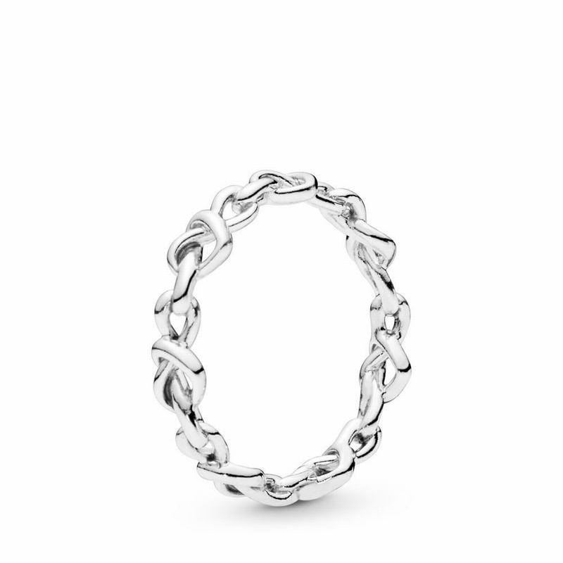 Anillos Apilables Pandora Knotted Inima Band Argint (YKporIlA)